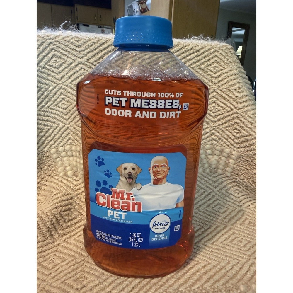 1~Mr Clean Pet Multi Surface Cleaner Household with Febreze Odor and Dirt 45 oz